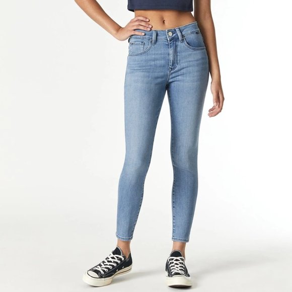 NEW Mavi Tess High Rise Light‎ Skinny Size 27 - Picture 1 of 11